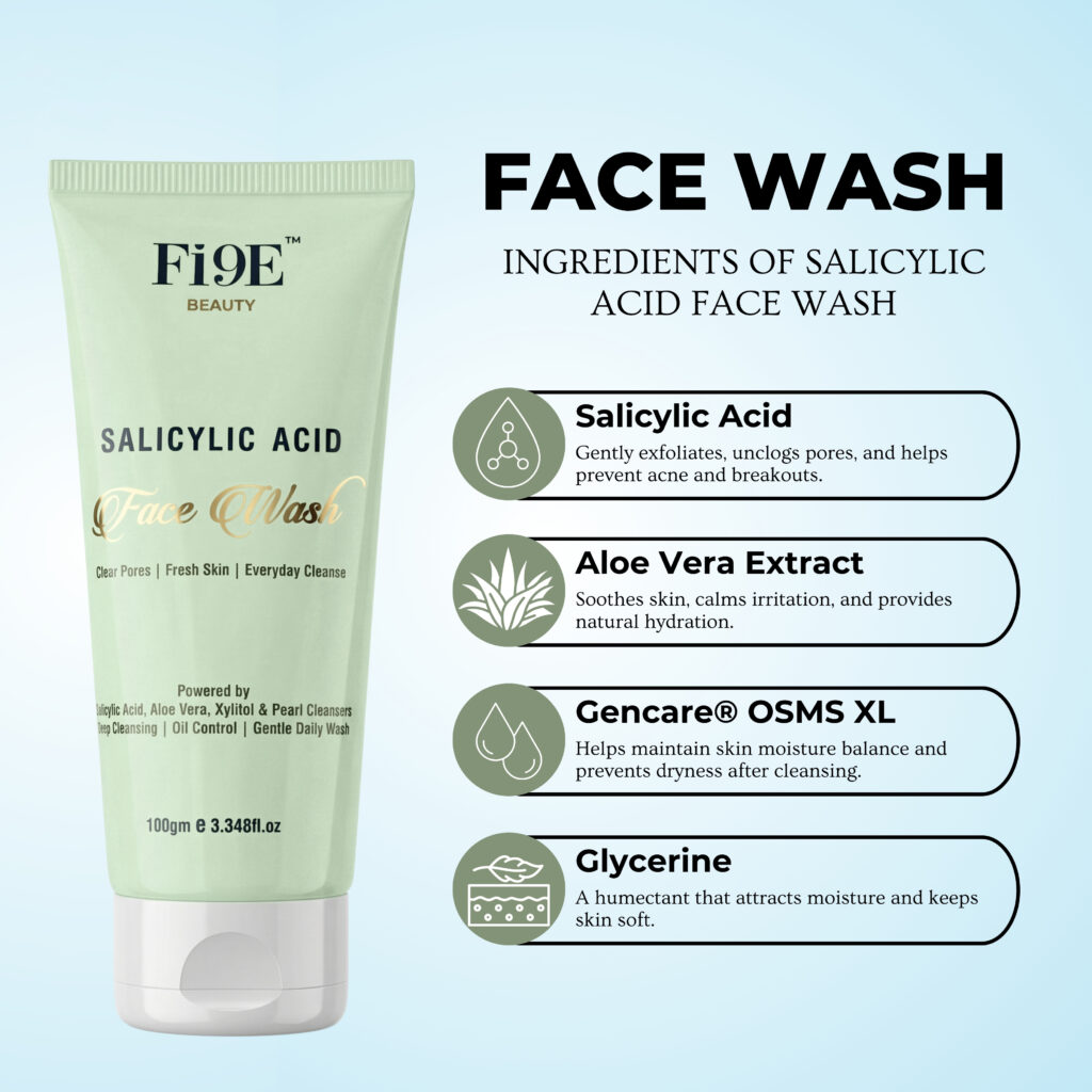 FI9EBEAUTY refreshing face cleanser for Indian climate