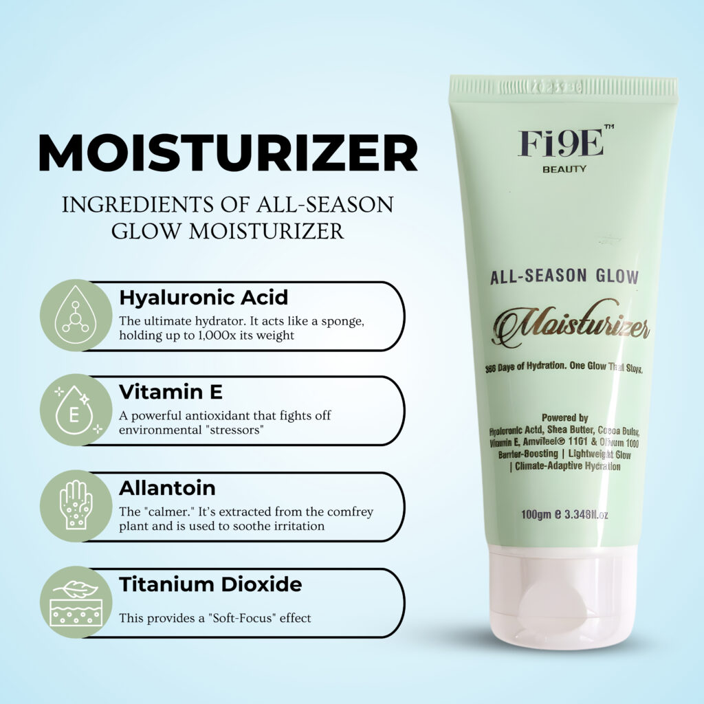 FI9EBEAUTY All season glow moisturizer